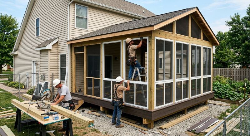 Deck Enclosure Construction in Asheville, NC