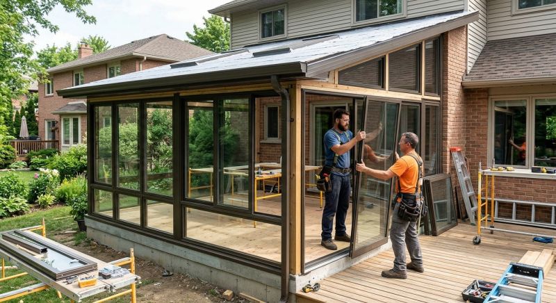 Enclosed Patio Installation in Charlotte, NC